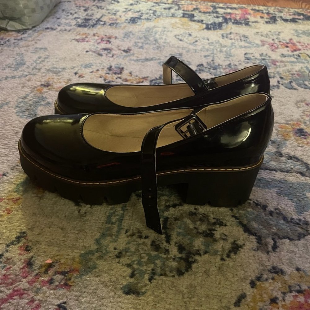 Mary Jane Platforms (Heel 2 inches)